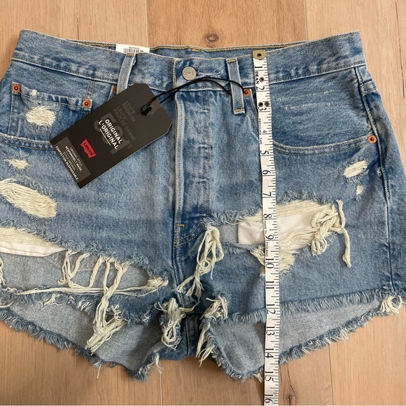 NWT LEVI’S 501 Original High Rise Shorts - Picture 7 of 7